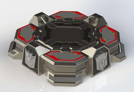 Base Diorama Transformer Spielzeuge Spiele 3d print model - Mito3D