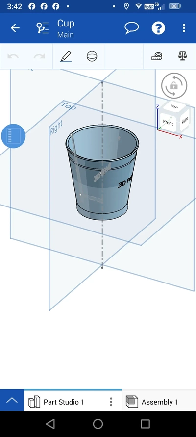 basic tasse or glas 3d modelle download realität wolke 3d print model - Mito3D