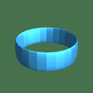 Basic Ring Schmuck 3d print model - Mito3D