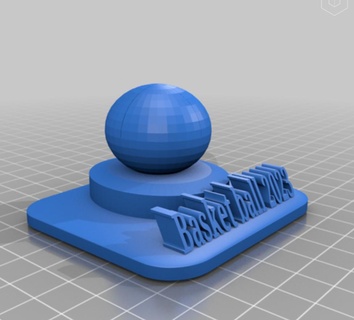 cestino palla 2023 casa arredamento 3d print model - Mito3D