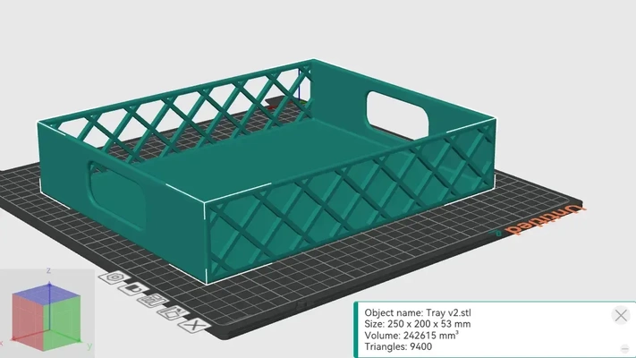 panier poignées 3d modèles télécharger créalité nuage 3d print model - Mito3D