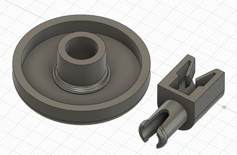 panier roues Privileg lave vaisselle Ménage 3d print model - Mito3D