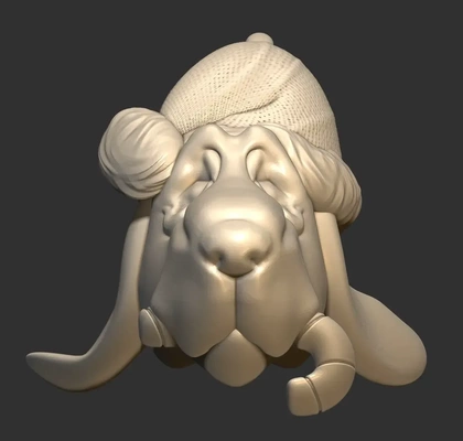 basshound xmas sphere 3d models download creality cloud 3d print model - Mito3D