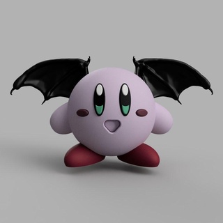 chauve souris Kirby personnages 3d print model - Mito3D