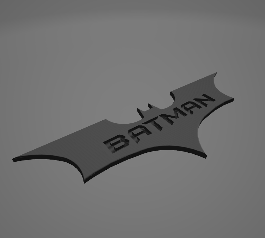 Batarang 3D print model - Mito3D