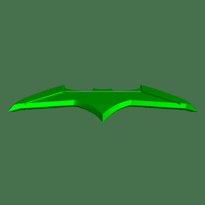 batarangs 3d modelos descargar crealidad nube caracteres 3d print model - Mito3D