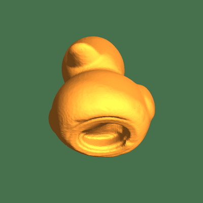 bath duck 3d models download creality cloud mammal 3d print model - Mito3D