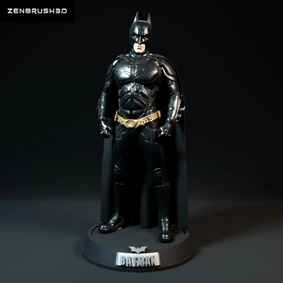 batman - dark knight 3d printing stl models download creality cloud 3d print model - Mito3D