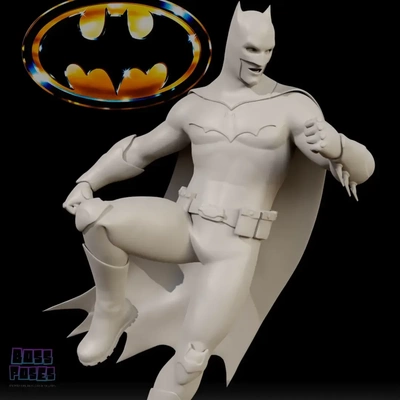 batman 3d models download creality cloud 3d print model - Mito3D