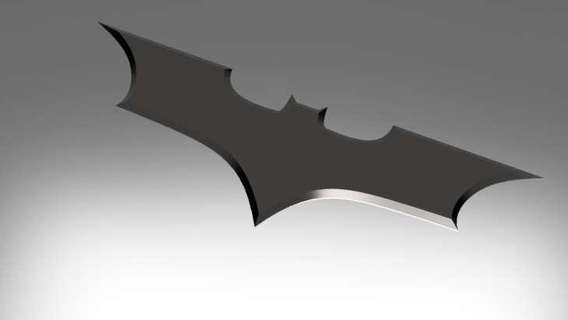 batman Batarang oyuncaklar oyunlar 3d print model - Mito3D