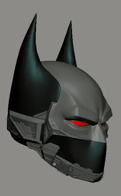 batman beyond helmet - wearable 3d models download creality cloud 3d print model - Mito3D