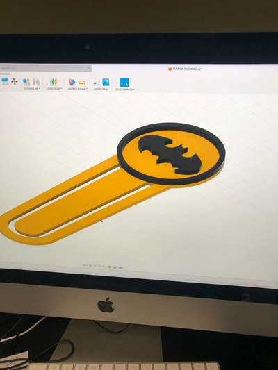 batman bookmark marca paginas 3d models download creality cloud 3d print model - Mito3D