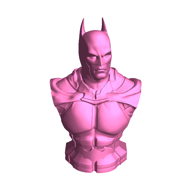 batman büst 3d modeller indir Creality bulut karakterler 3D print model - Mito3D