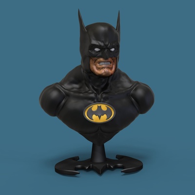 batman oscuro caballero 3d modelos descargar crealidad nube ficticio caracteres 3d print model - Mito3D