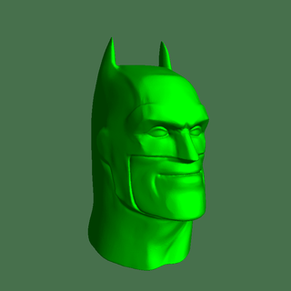 batman cabeza hombres 3d print model - Mito3D