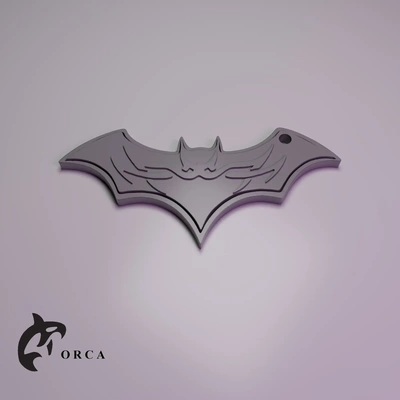 batman keychain 3d models download creality cloud 3d print model - Mito3D