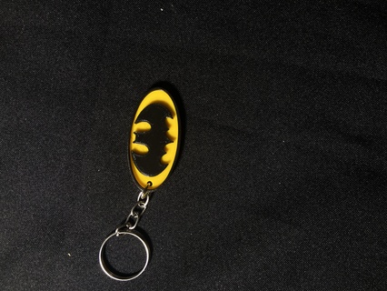 batman porte clés fictif personnages 3d print model - Mito3D