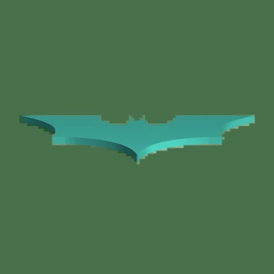 batman logo 3d models download creality cloud 3d print model - Mito3D