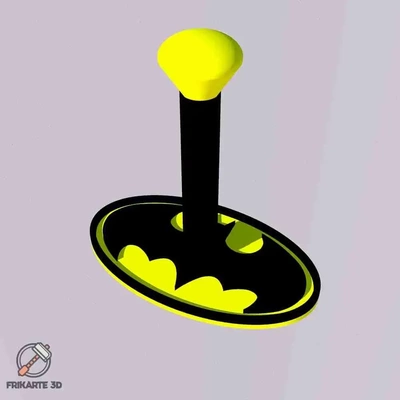 batman oval casco estante soporte 3d modelos descargar crealidad nube 3d print model - Mito3D