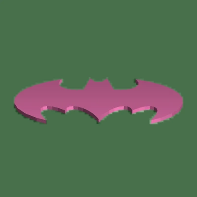 batman symbol 3d models download creality cloud 3d print model - Mito3D