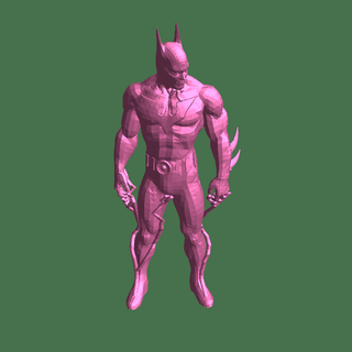 Batman immaginario personaggi 3d print model - Mito3D