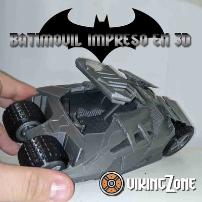 batmobile at scala 3d modelli scarica creality nube 3d print model - Mito3D