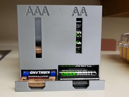 bateria suporte 3d modelos baixar crialidade nuvem casa 3d print model - Mito3D
