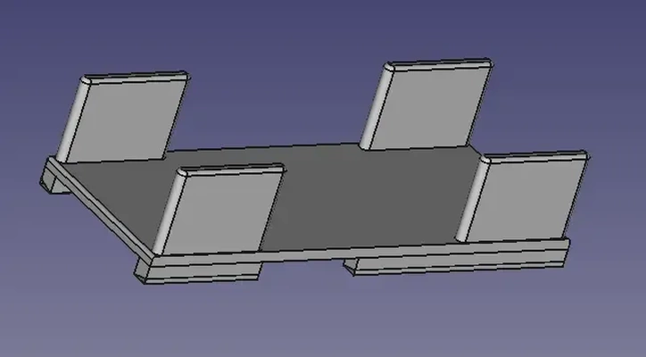 batterie titulaire soutien l'eau jet bateau 3d modèles télécharger créalité nuage 3d print model - Mito3D