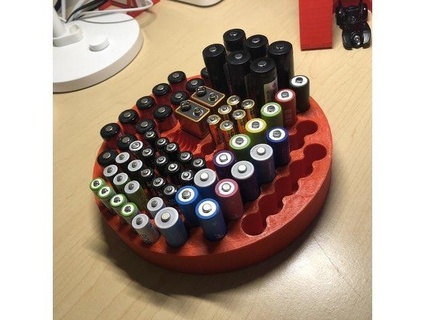 batterie plateau Ménage 3d print model - Mito3D