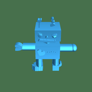 Battlebot Roboter 3d print model - Mito3D