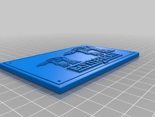 frente batalla placa 3d modelos descargar crealidad nube 3d print model - Mito3D