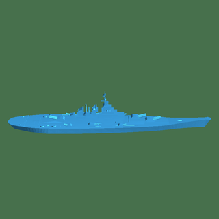 bataille navale croiseurs 3d print model - Mito3D