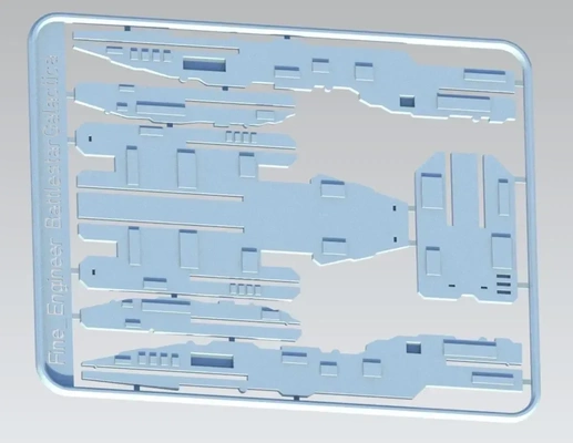 battlestar galactica kit card 3d models download creality cloud 3d print model - Mito3D