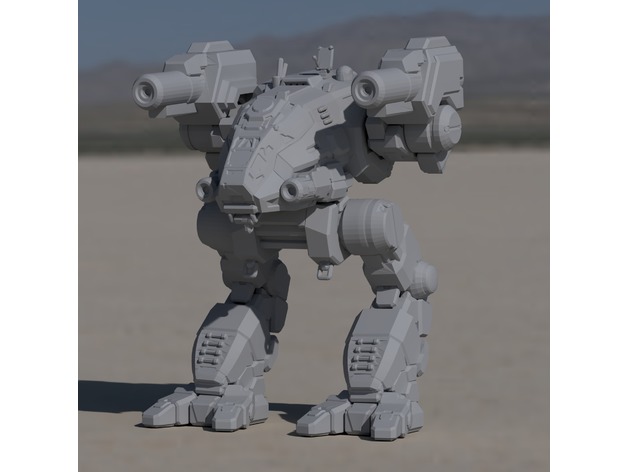 battletech catapulte k2 3d modèles télécharger créalité nuage jouets jeux 3D print model - Mito3D