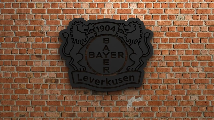 bayer 04 leverkusen logo 3d modelle download realität wolke 3d print model - Mito3D