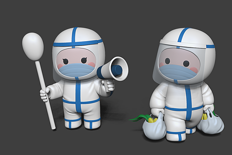 baymax - madical nuring staff Characters 3d print model - Mito3D