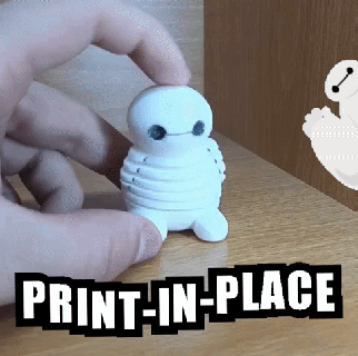 baymax flexi print-in-place Toys & Games 3d print model - Mito3D