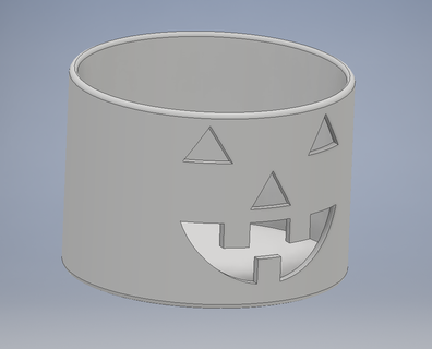 bbw pumpkin candle holder Home Decor 3d print model - Mito3D