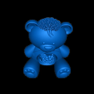 orso amore 3d modelli scarica creality nube 3d print model - Mito3D