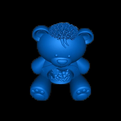 bär stl 3d modelle download realität wolke 3d print model - Mito3D