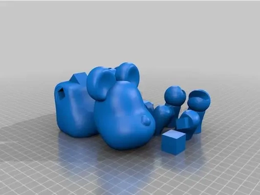 ourson 3d modèles télécharger créalité nuage 3d print model - Mito3D