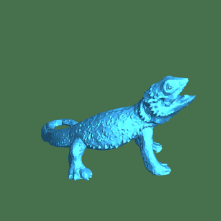 bearded dragon 3d models download creality cloud Reptilian 3d print model - Mito3D