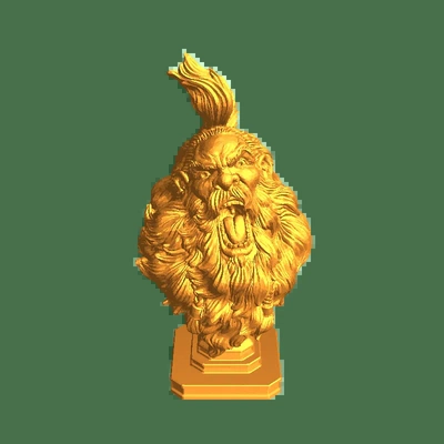 bearded yell by bendansie 3d models download creality cloud 3d print model - Mito3D