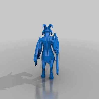 hombre bestia caos tm 3d modelos descargar crealidad nube 3d print model - Mito3D