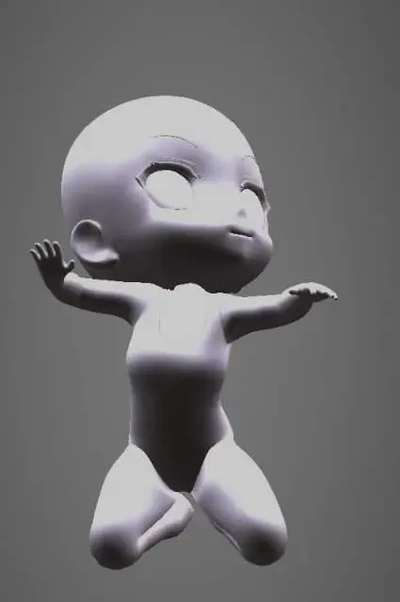 bebe bébé 3d modèles télécharger créalité nuage 3d print model - Mito3D