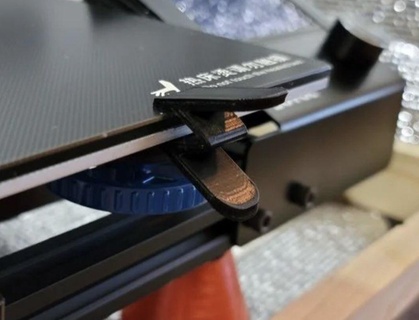 cama grampo ender3 impressora partes acessórios 3d print model - Mito3D