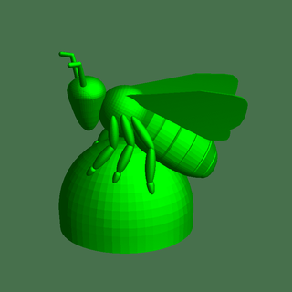 bee 3d models download creality cloud Flying Animals 3d print model - Mito3D