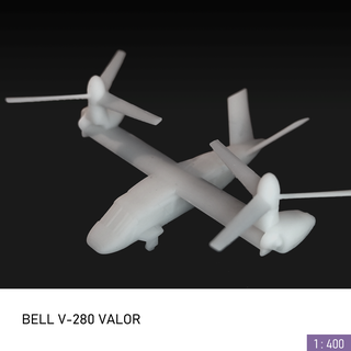bell v-280 valor Helicopters 3d print model - Mito3D