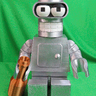 Bender 137 Zoll Zahl Fan Art Roboter 3d print model - Mito3D