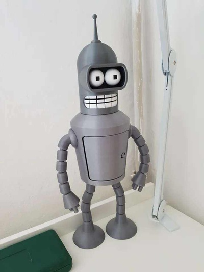 juerga futurama articulado 57cm 3d modelos descargar crealidad nube 3d print model - Mito3D